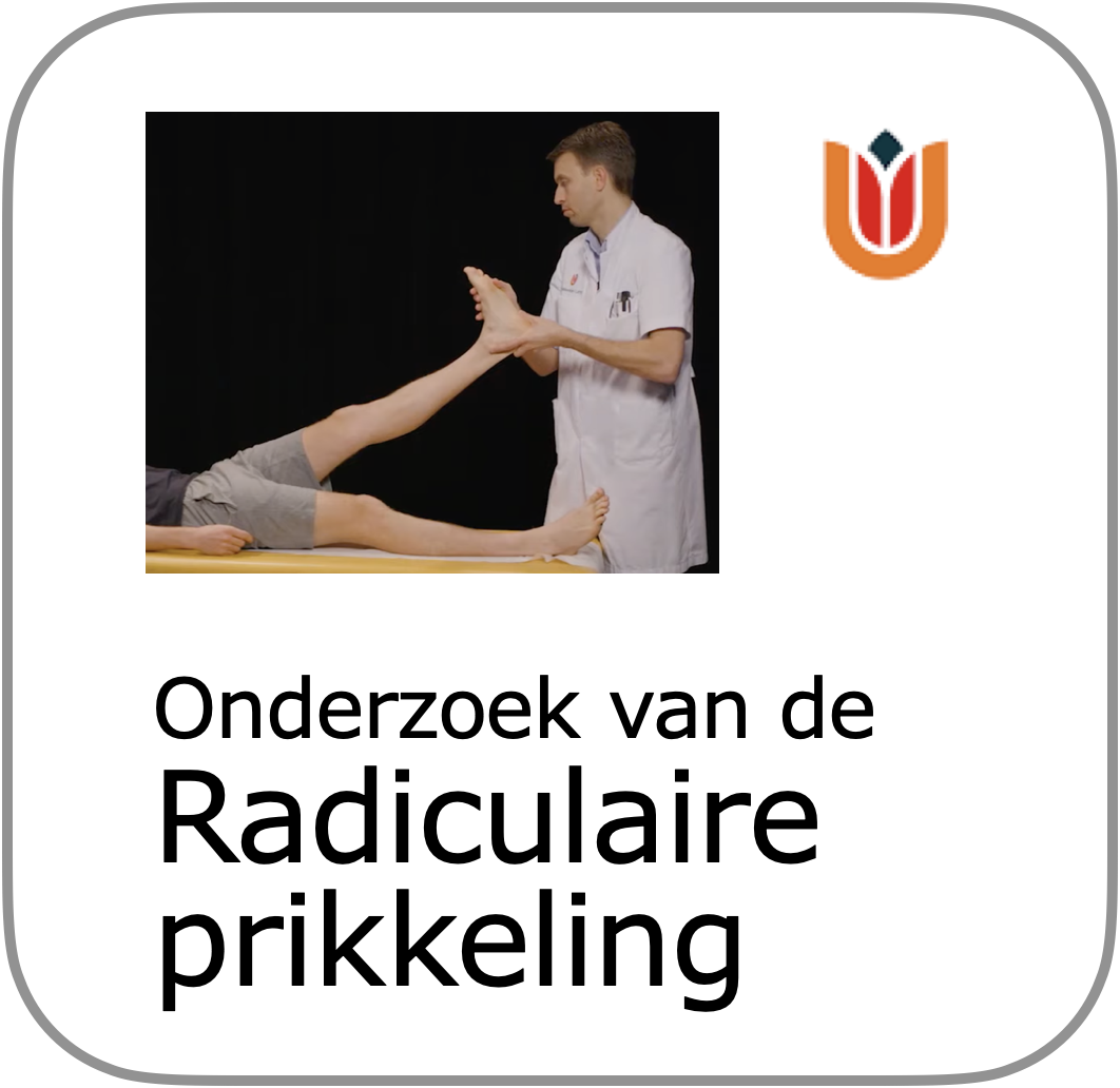 to radiculaire prikkeling onderzoek